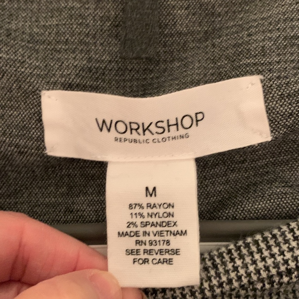 Houndstooth, Workshop Republic Clothing , Dress L… - image 7